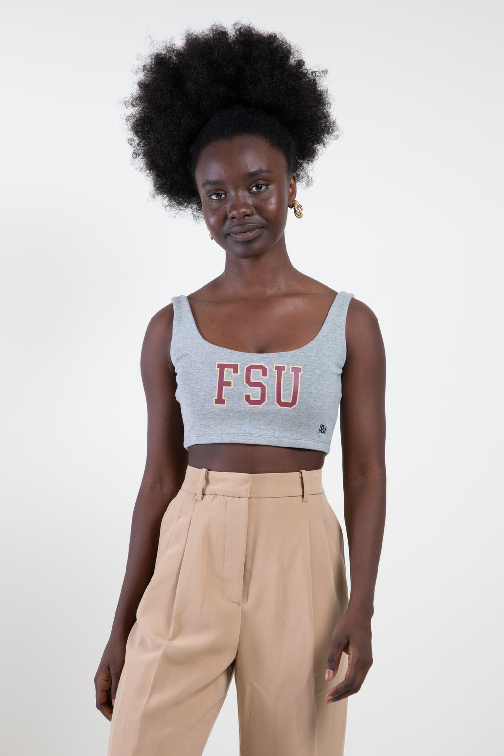 Florida State University Scoop Neck Crop Top