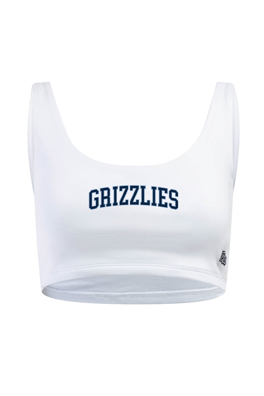 Memphis Grizzlies Scoop Neck Crop Top