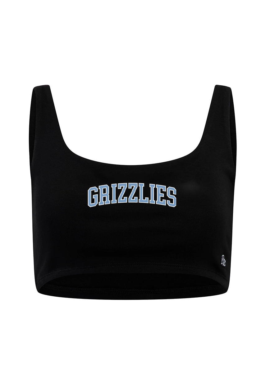 Memphis Grizzlies Scoop Neck Crop Top