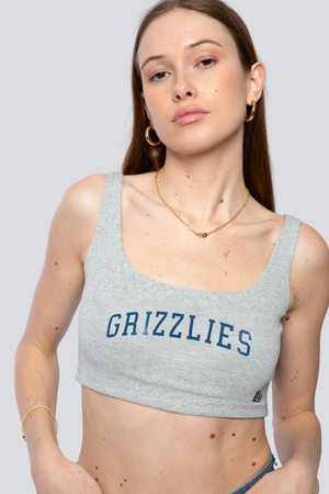 Memphis Grizzlies Scoop Neck Crop Top