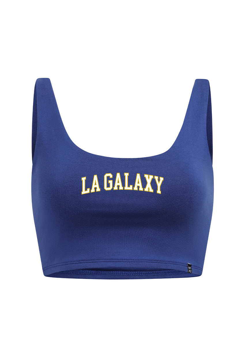 LA Galaxy Scoop Neck Crop Top