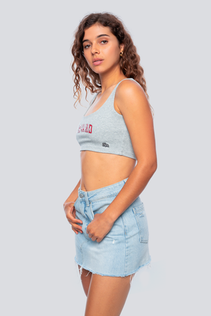 Harvard Scoop Neck Crop Top