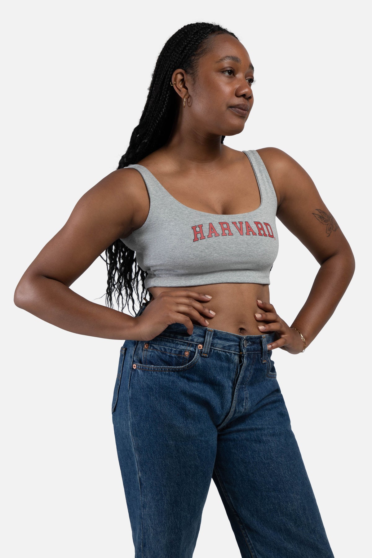 Harvard | Scoop Neck Crop Top