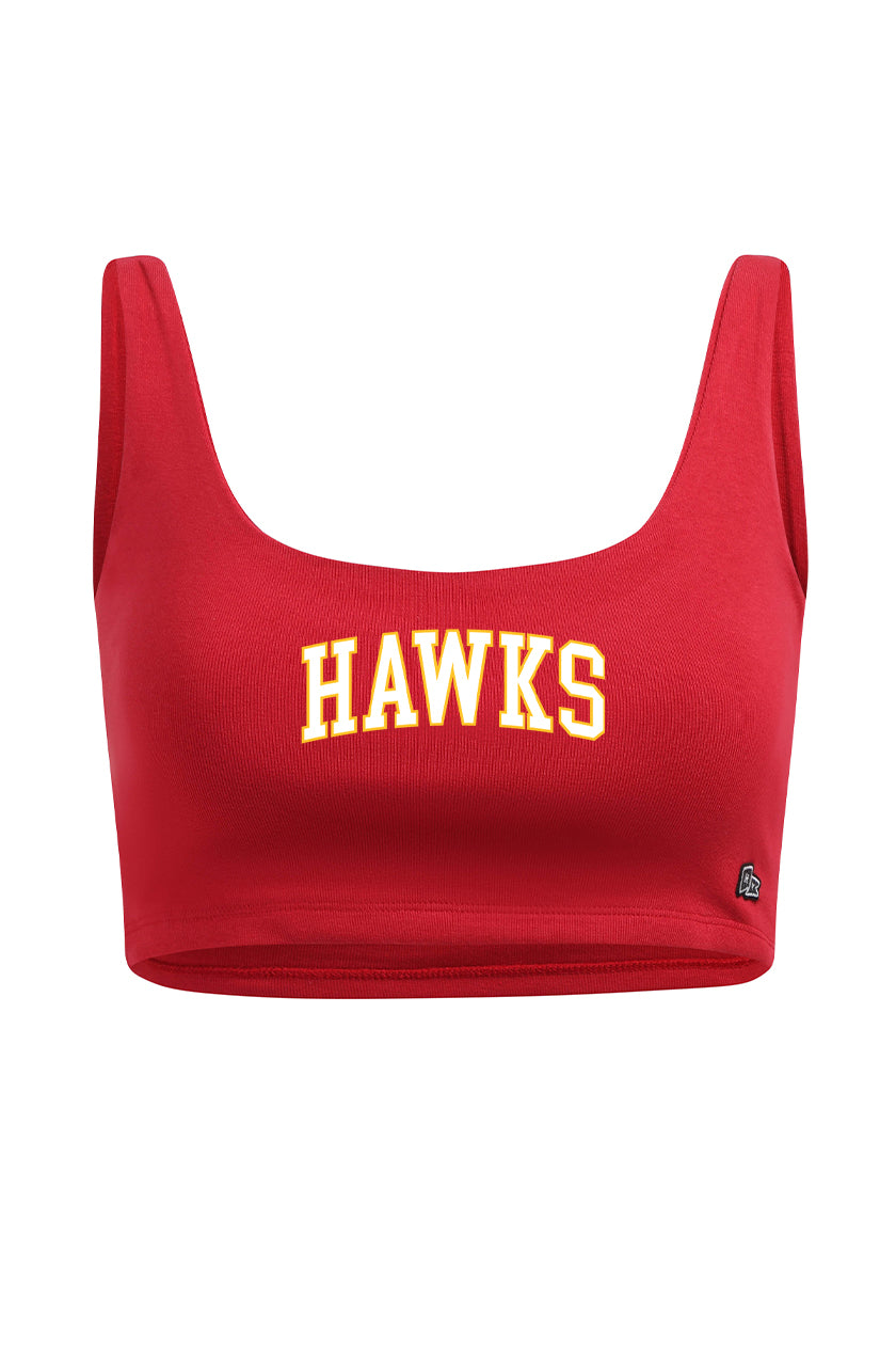 Atlanta Hawks Scoop Neck Crop Top