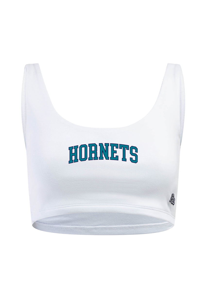 Charlotte Hornets Scoop Neck Crop Top