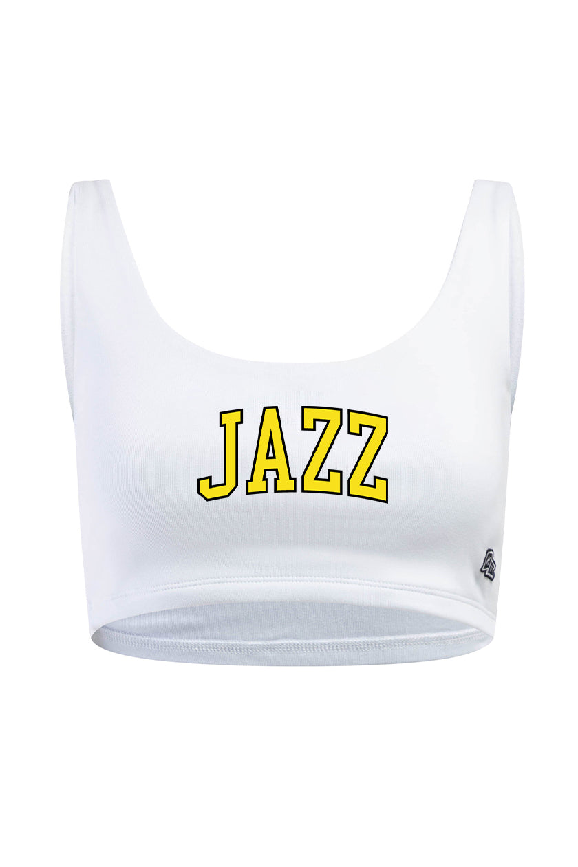 Utah Jazz Scoop Neck Crop Top