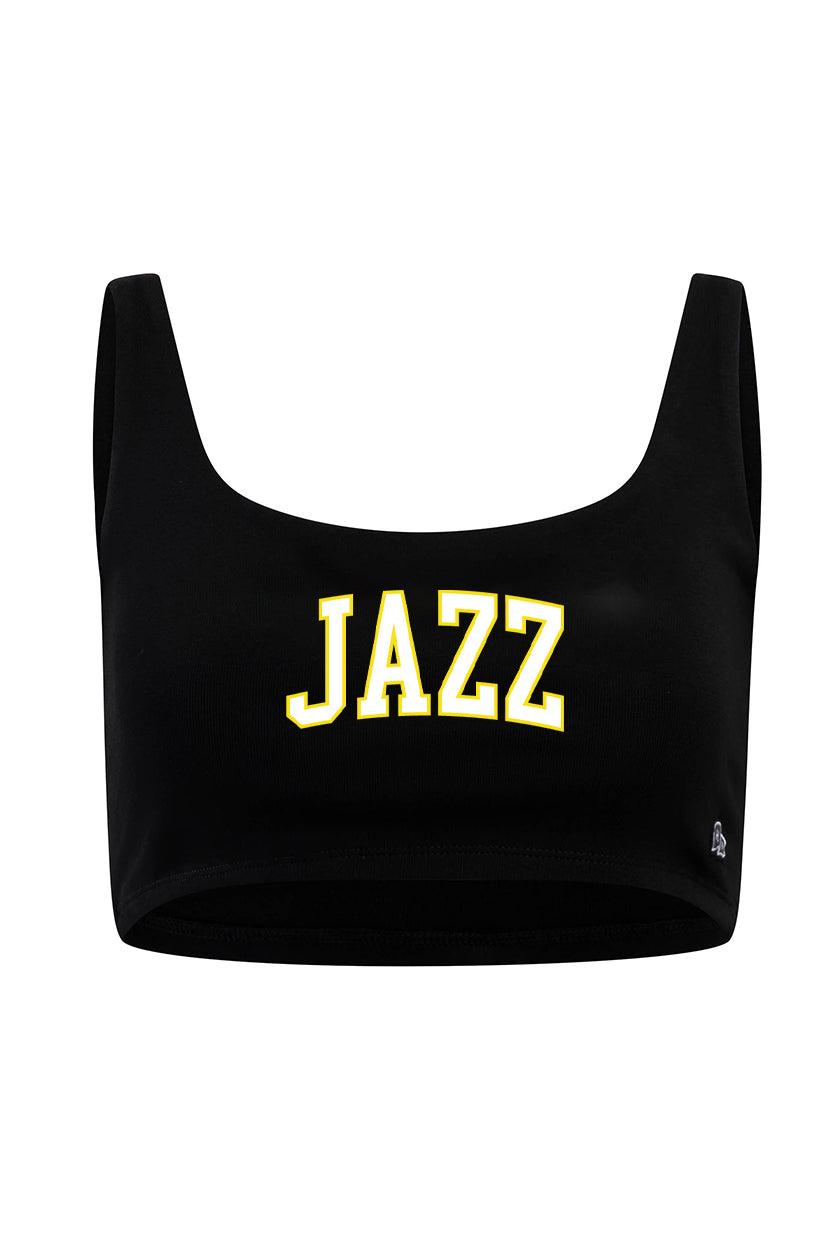 Utah Jazz Scoop Neck Crop Top