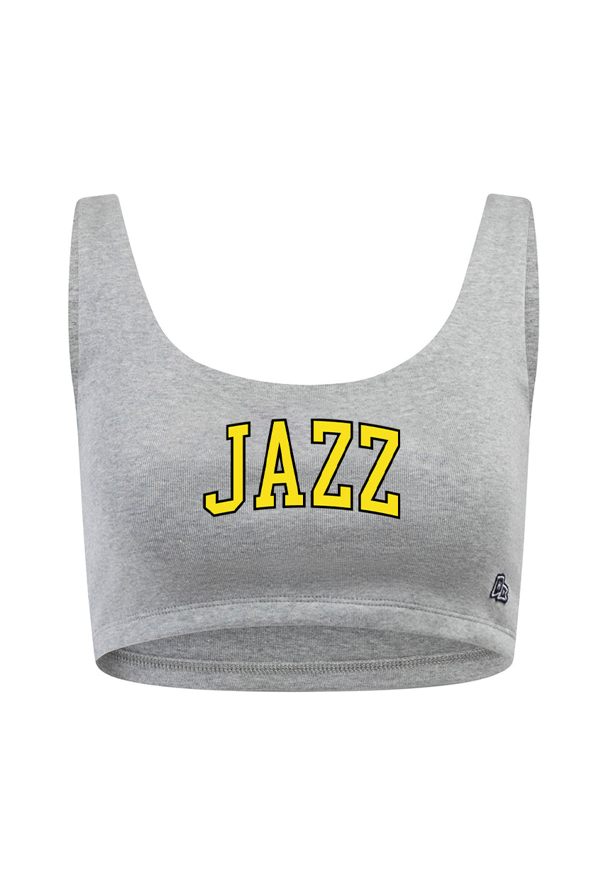 Utah Jazz Scoop Neck Crop Top