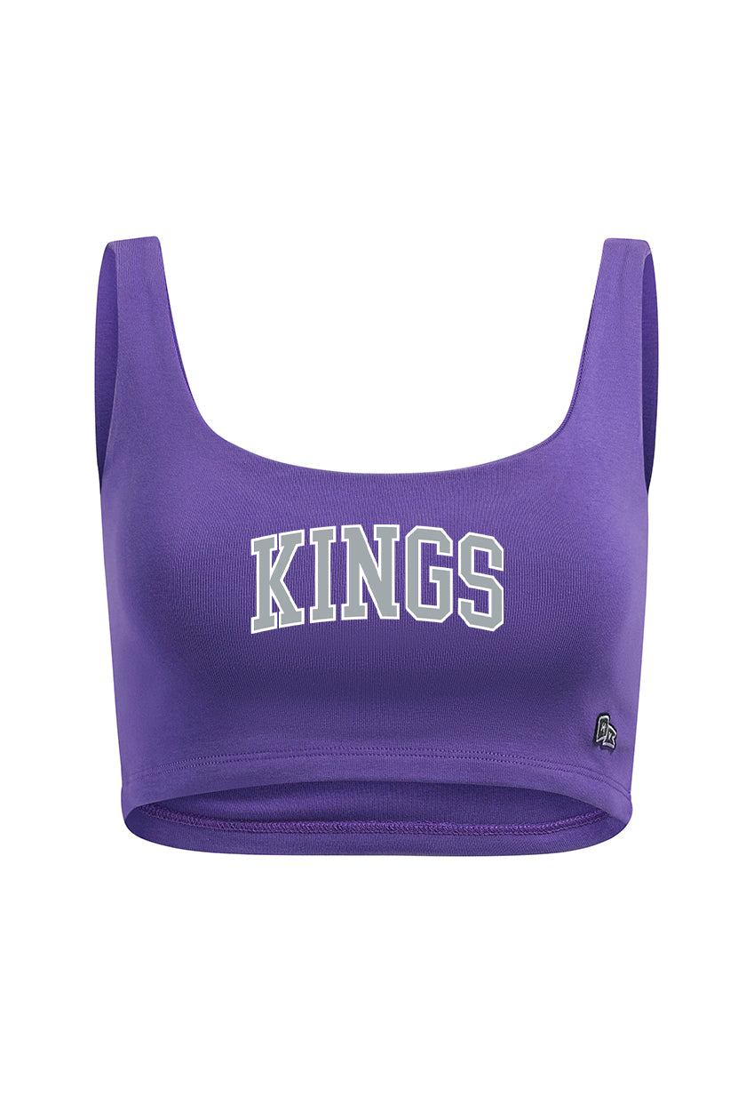 Sacramento Kings Scoop Neck Crop Top