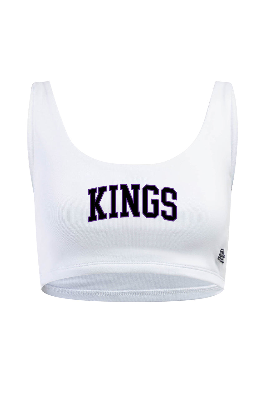 Sacramento Kings Scoop Neck Crop Top