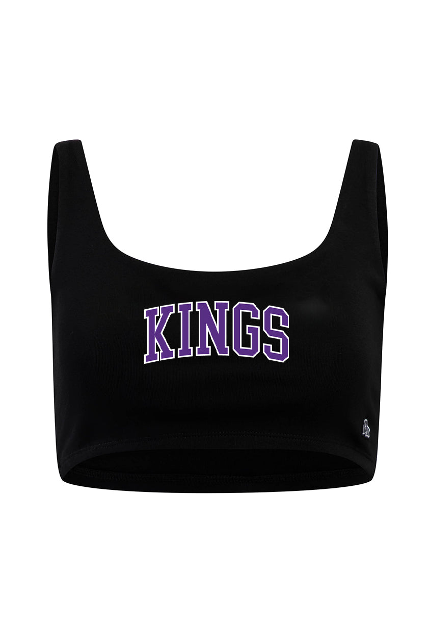 Sacramento Kings Scoop Neck Crop Top