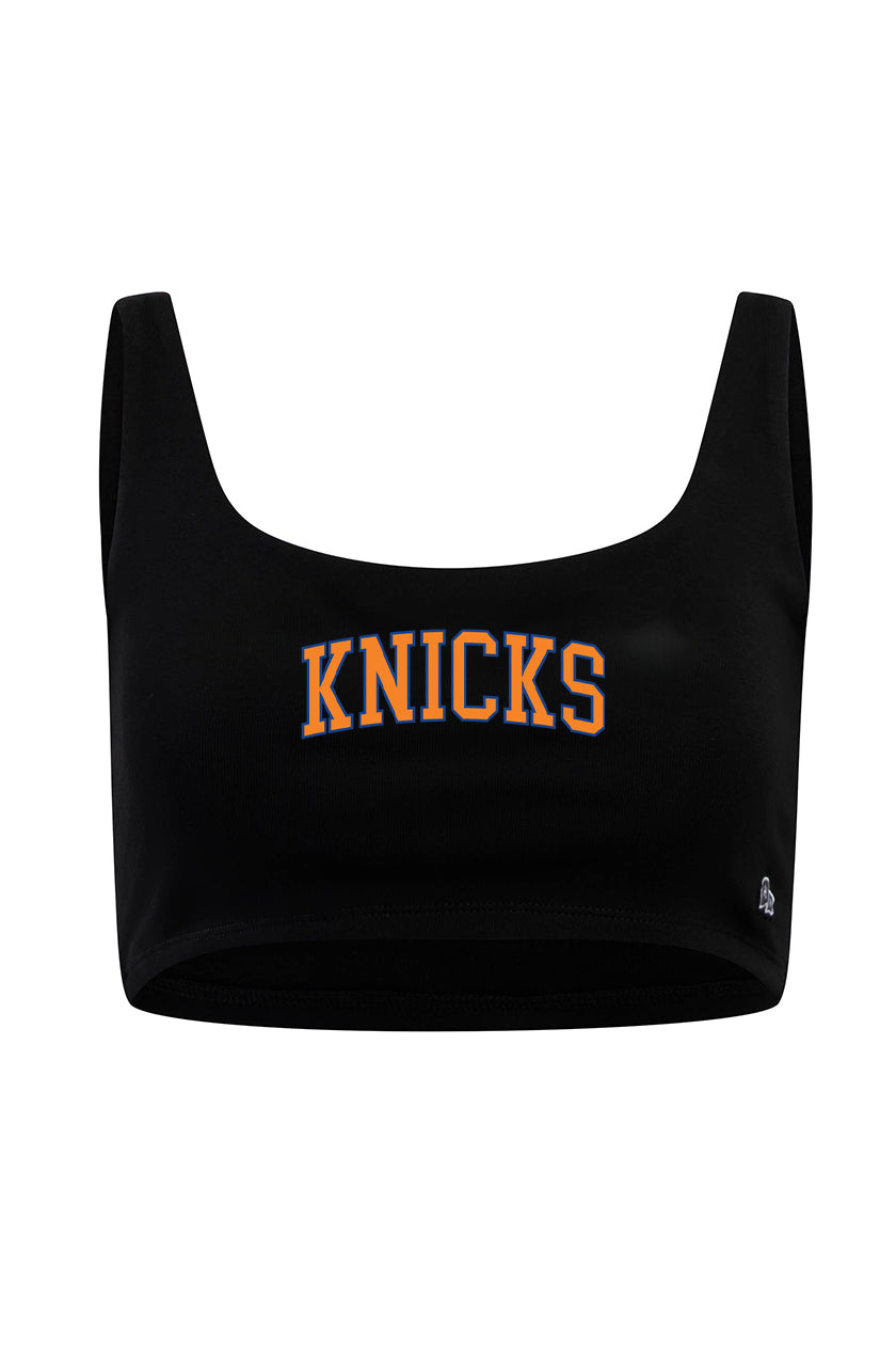 New York Knicks Scoop Neck Crop Top