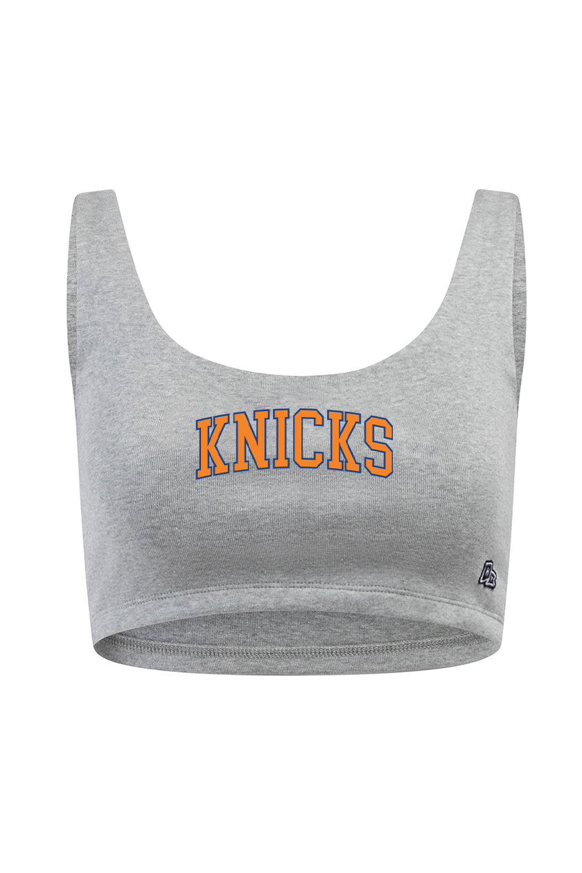 New York Knicks Scoop Neck Crop Top