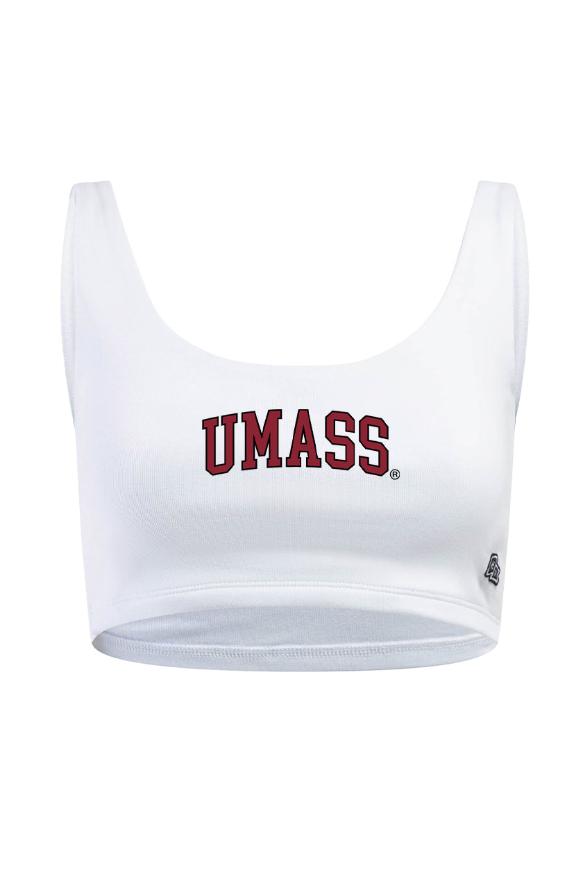 University of Massachusetts Scoop Neck Crop Top