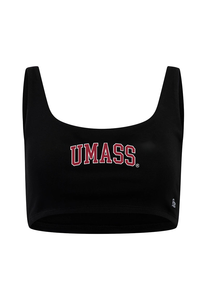 University of Massachusetts Scoop Neck Crop Top