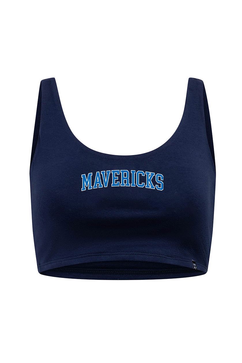 Dallas Mavericks Scoop Neck Crop Top