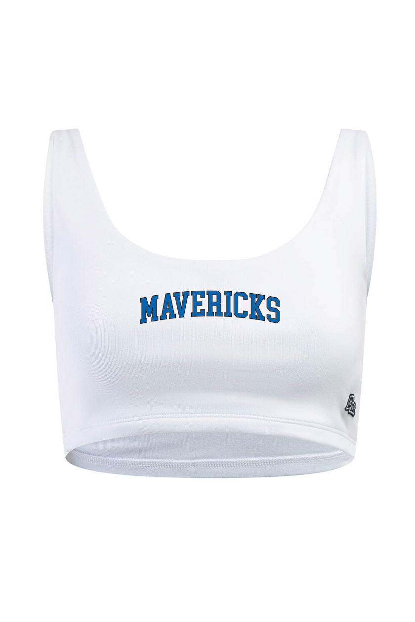 Dallas Mavericks Scoop Neck Crop Top