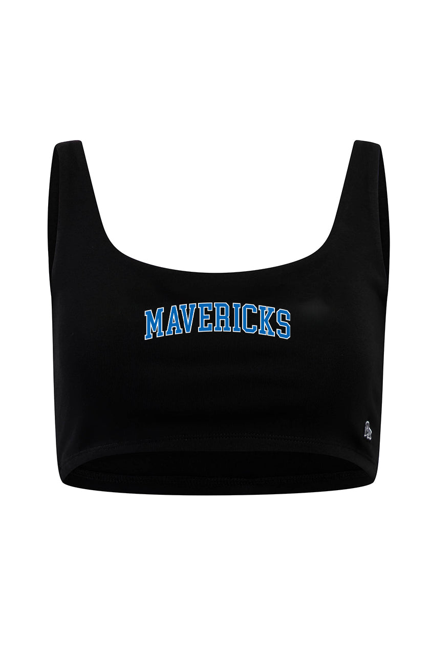 Dallas Mavericks Scoop Neck Crop Top