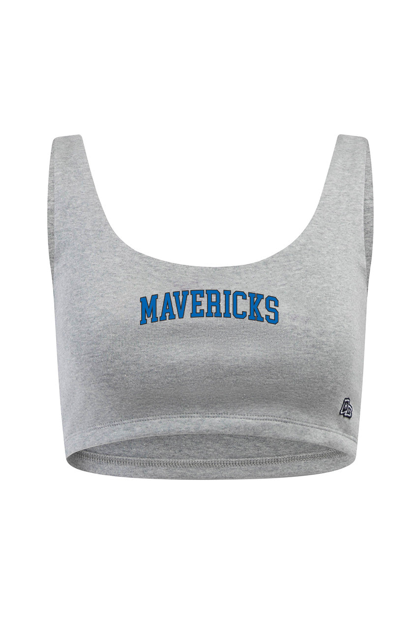 Dallas Mavericks Scoop Neck Crop Top