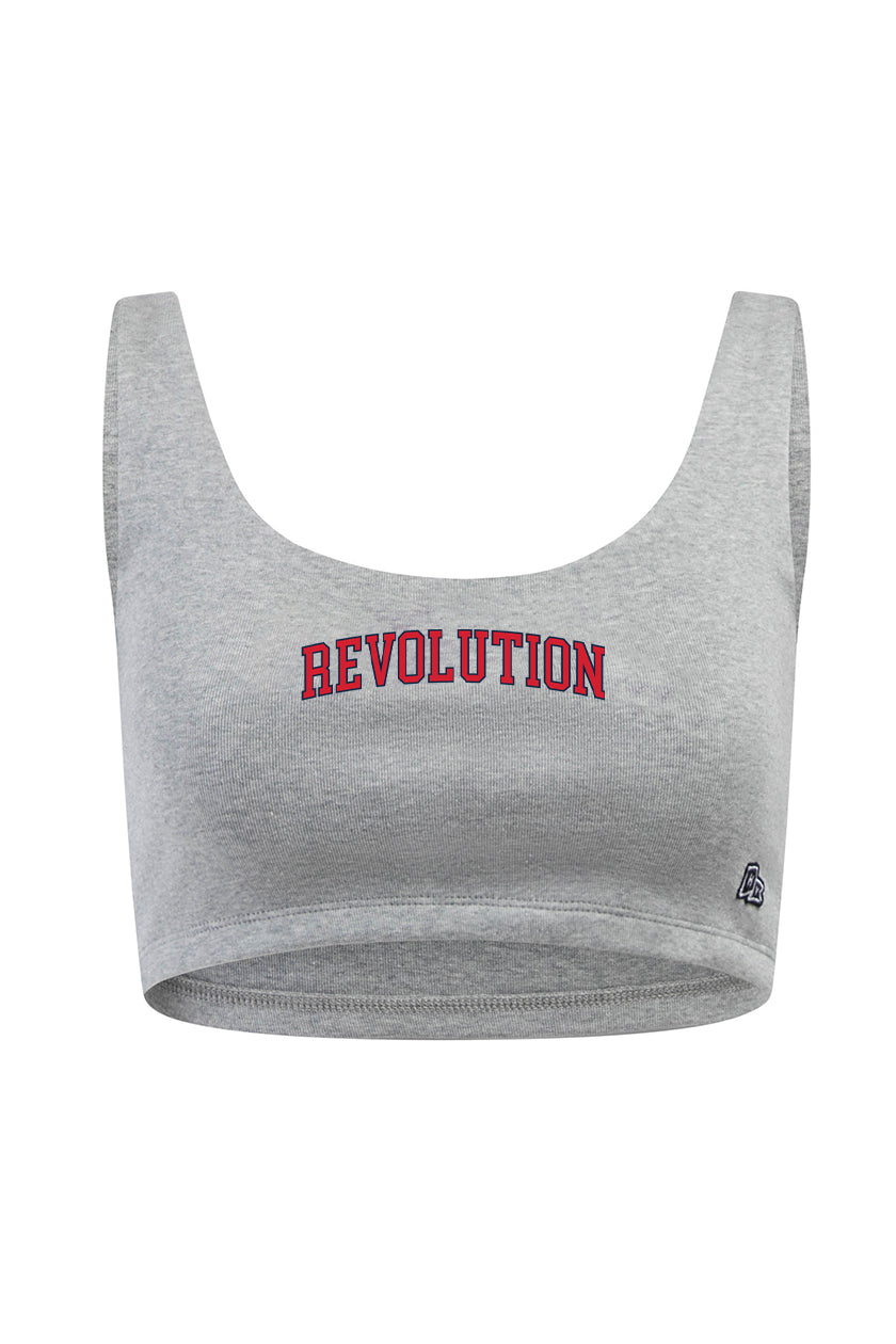 New England Revolution Scoop Neck Crop Top