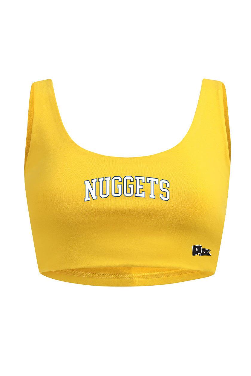 Denver Nuggets Scoop Neck Crop Top