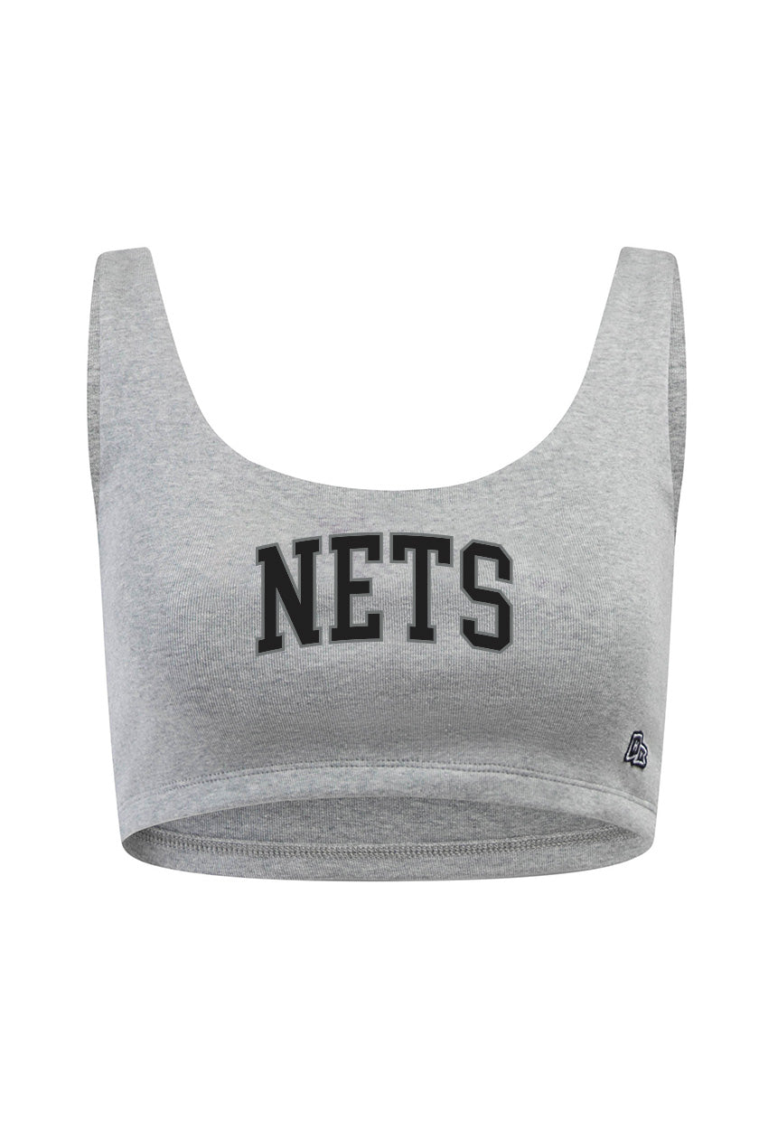 Brooklyn Nets Scoop Neck Crop Top