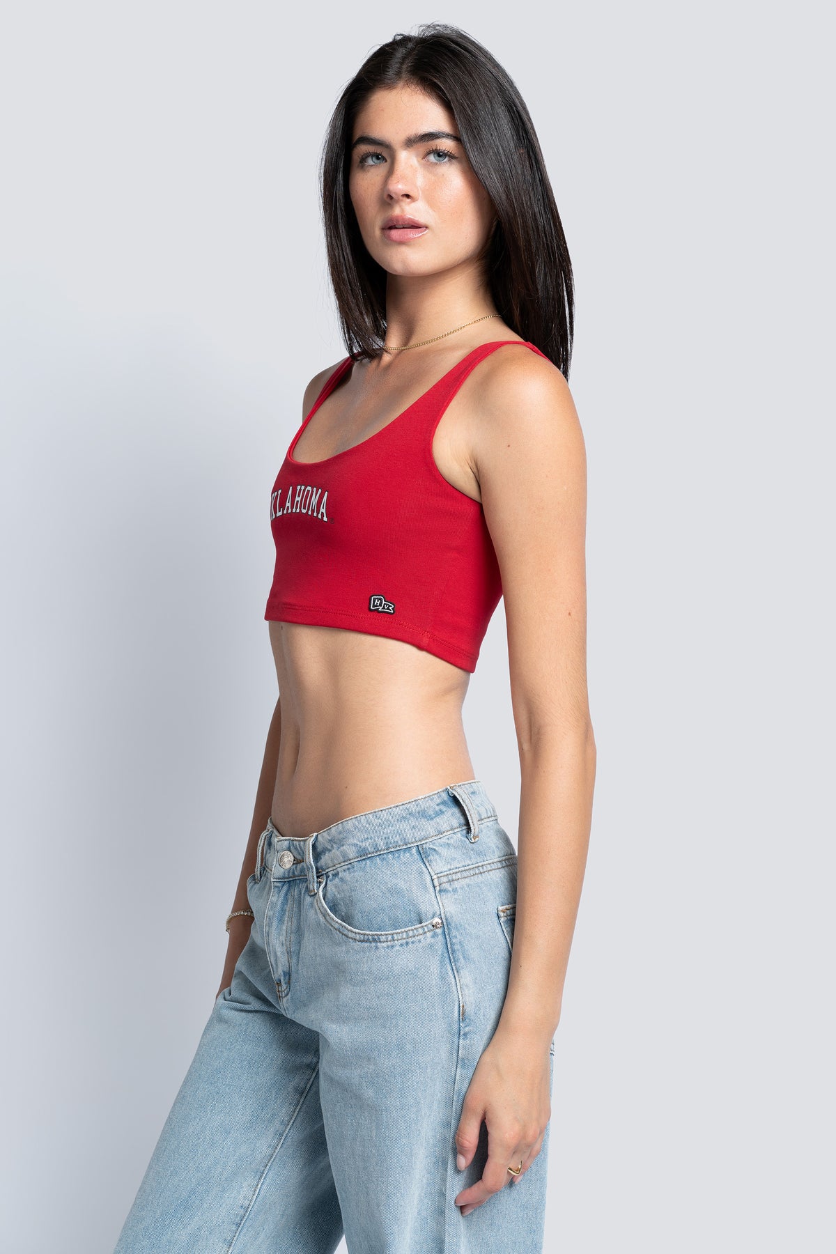 University of Oklahoma  | Scoop Neck Crop Top
