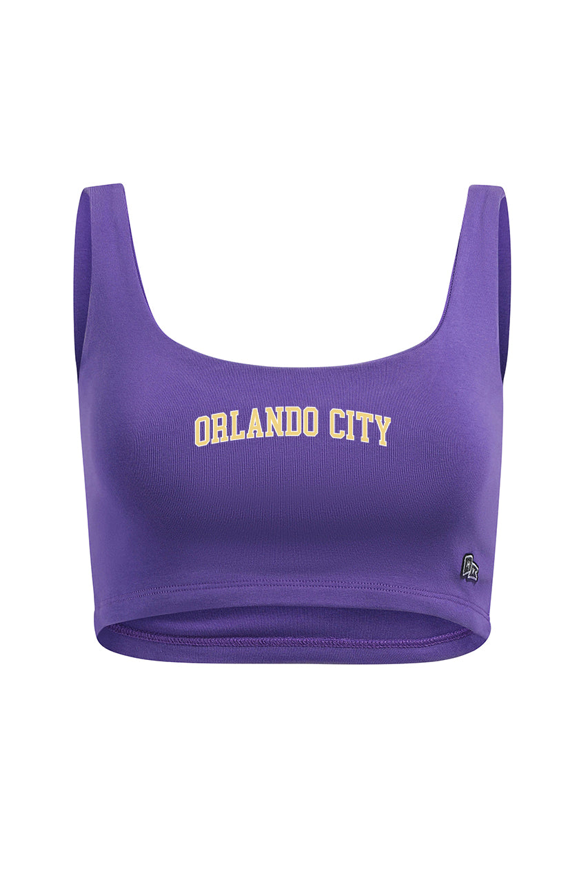 Orlando City Scoop Neck Crop Top