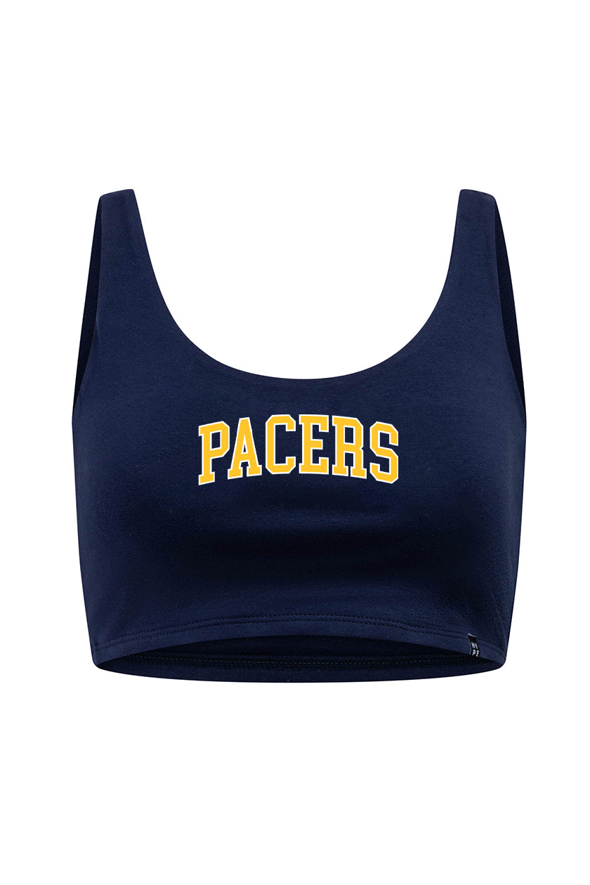 Indiana Pacers Scoop Neck Crop Top