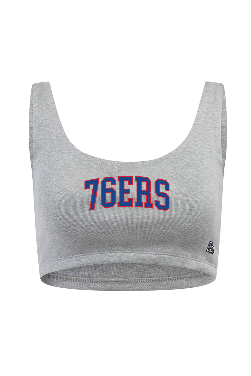 Philadelphia 76ers Scoop Neck Crop Top