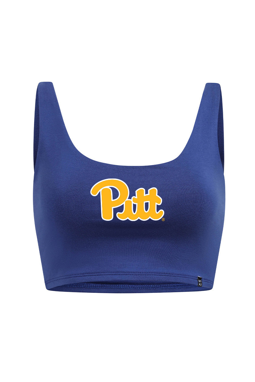 University of Pittsburgh Scoop Neck Crop Top