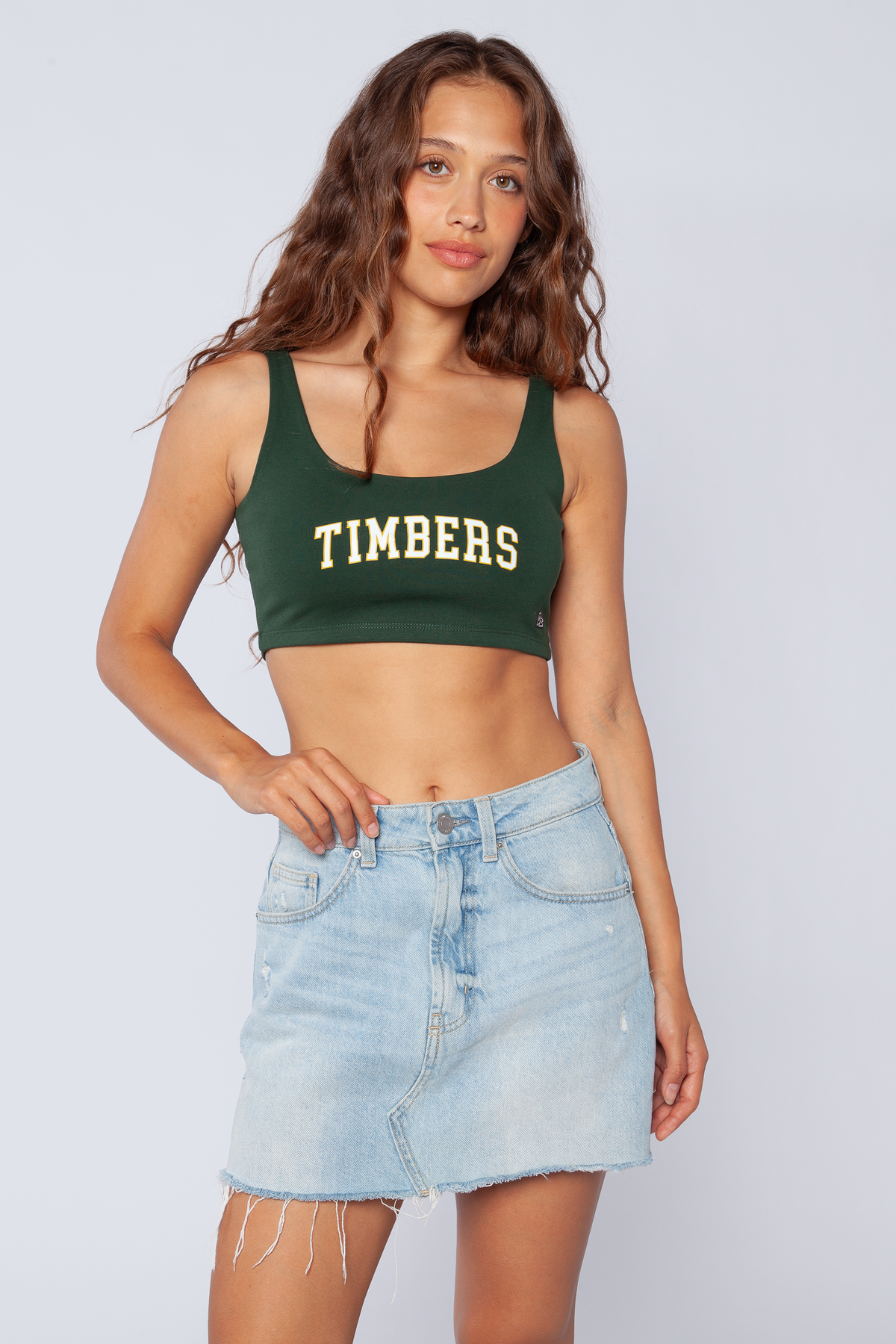 Portland Timbers Scoop Neck Crop Top