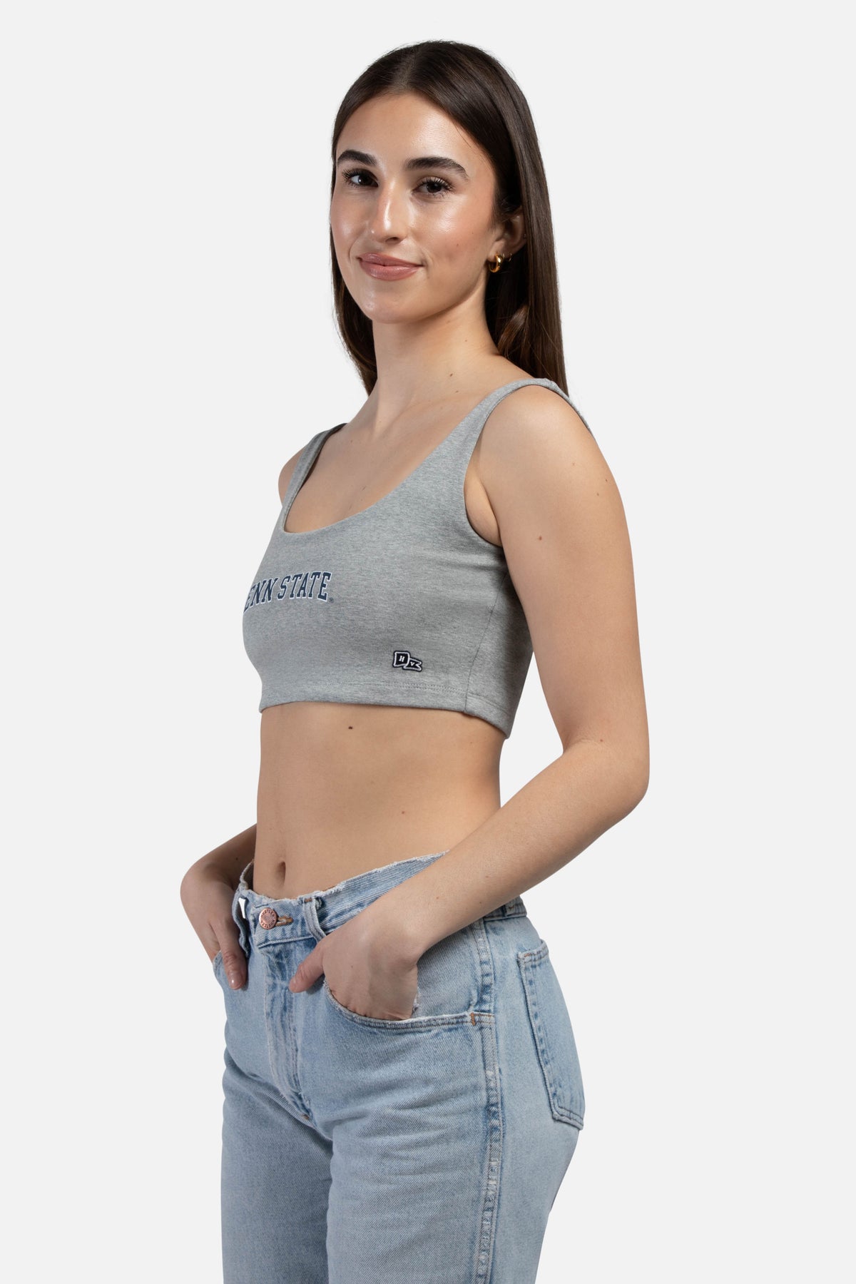 Penn State Scoop Neck Crop Top