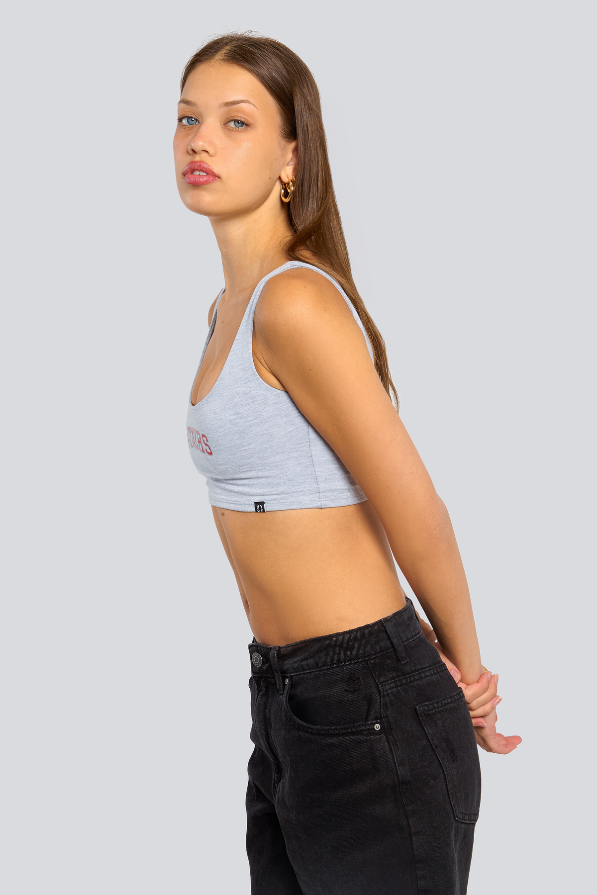 Rutgers | Scoop Neck Crop Top
