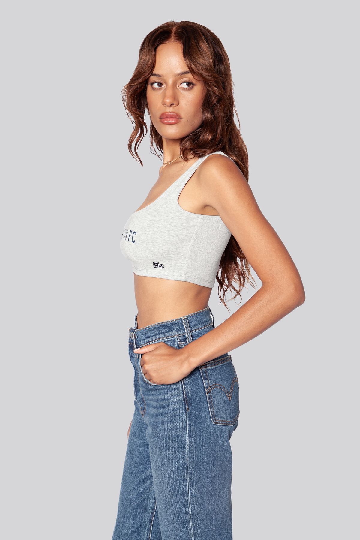 San Diego FC Scoop Neck Crop Top