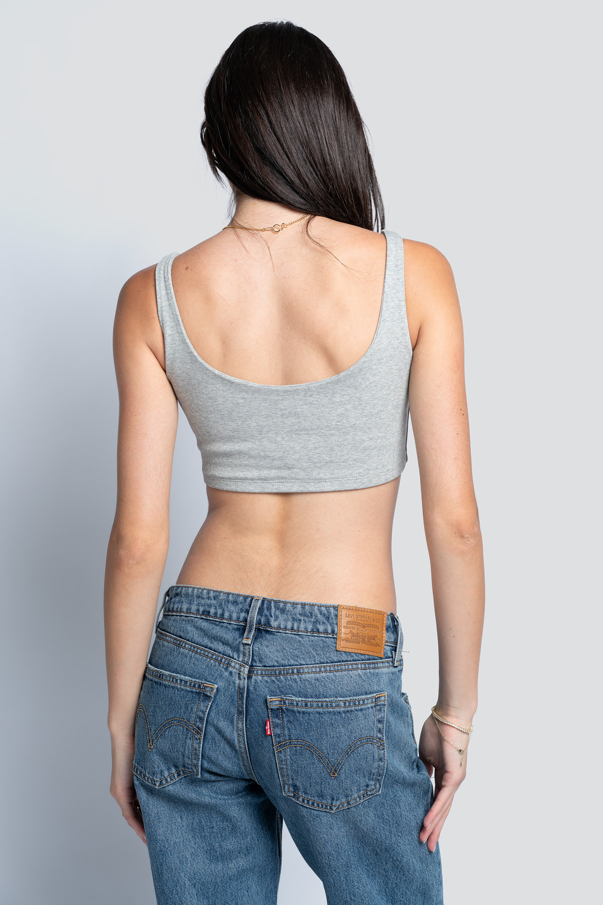 SDSU | Scoop Neck Crop Top