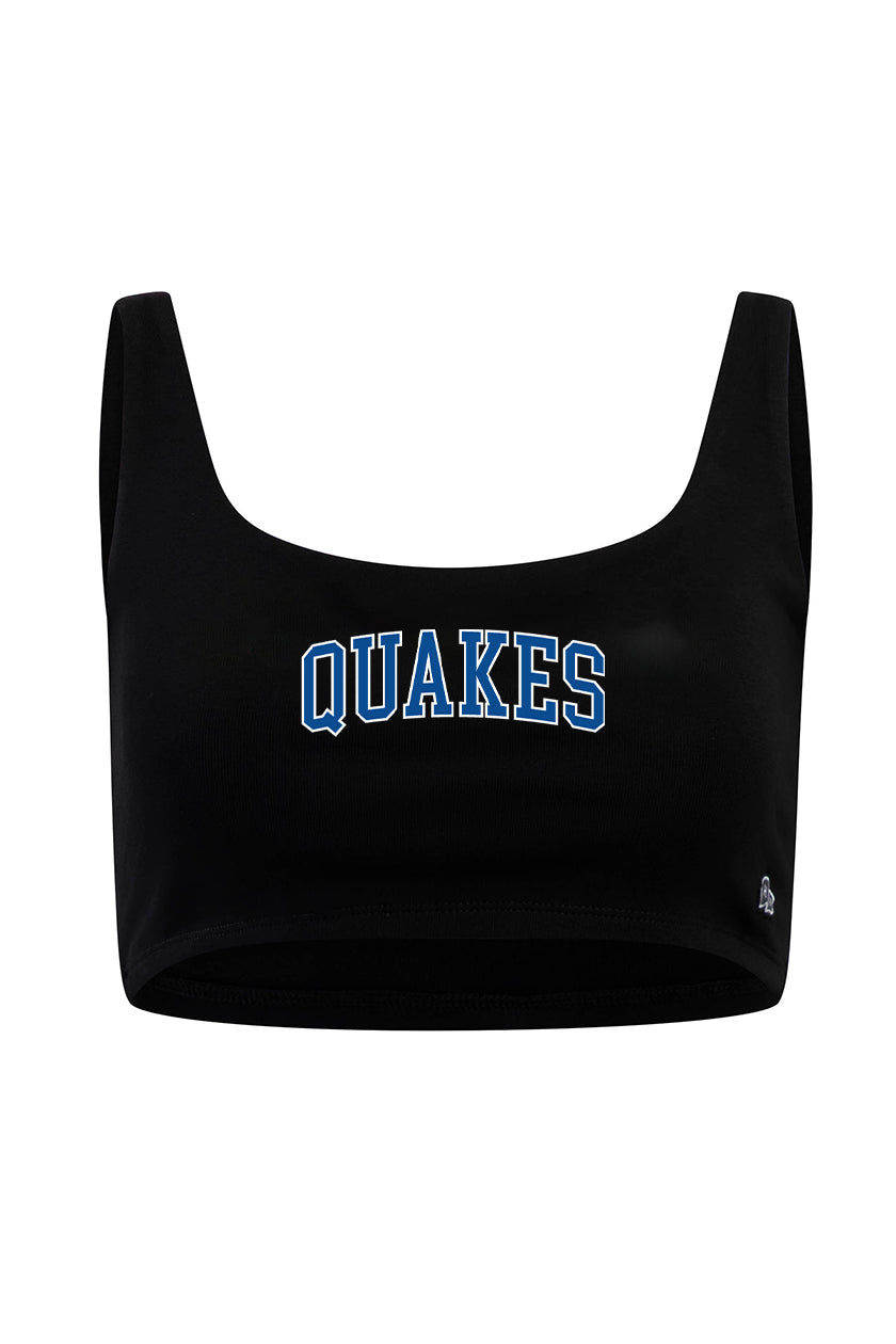 San Jose Earthquakes Scoop Neck Crop Top