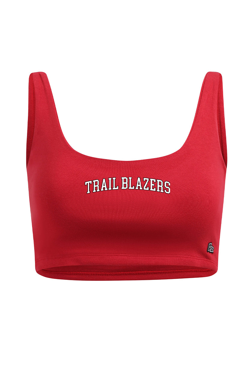 Portland Trail Blazers Scoop Neck Crop Top