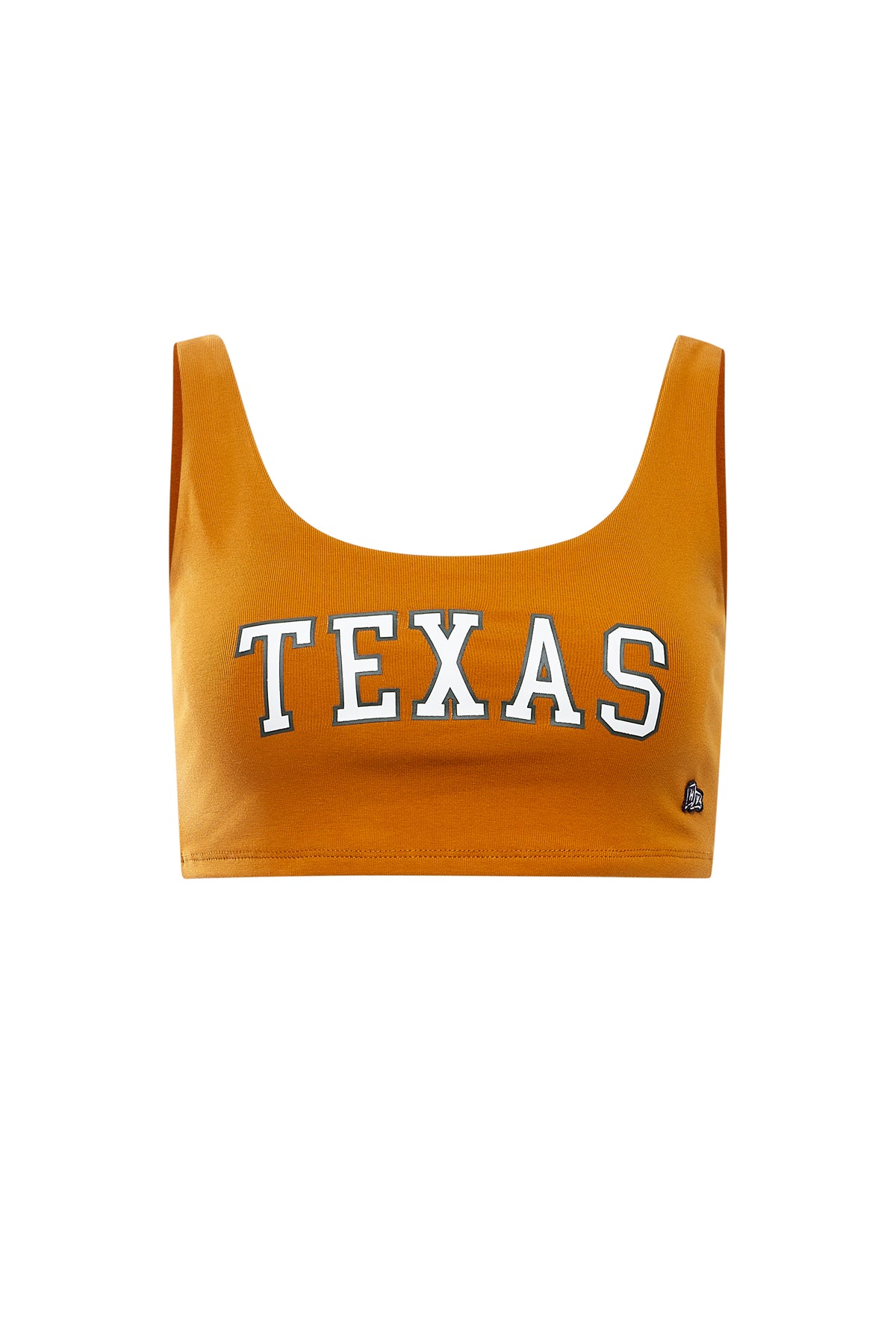 UT Austin Scoop Neck Crop Top