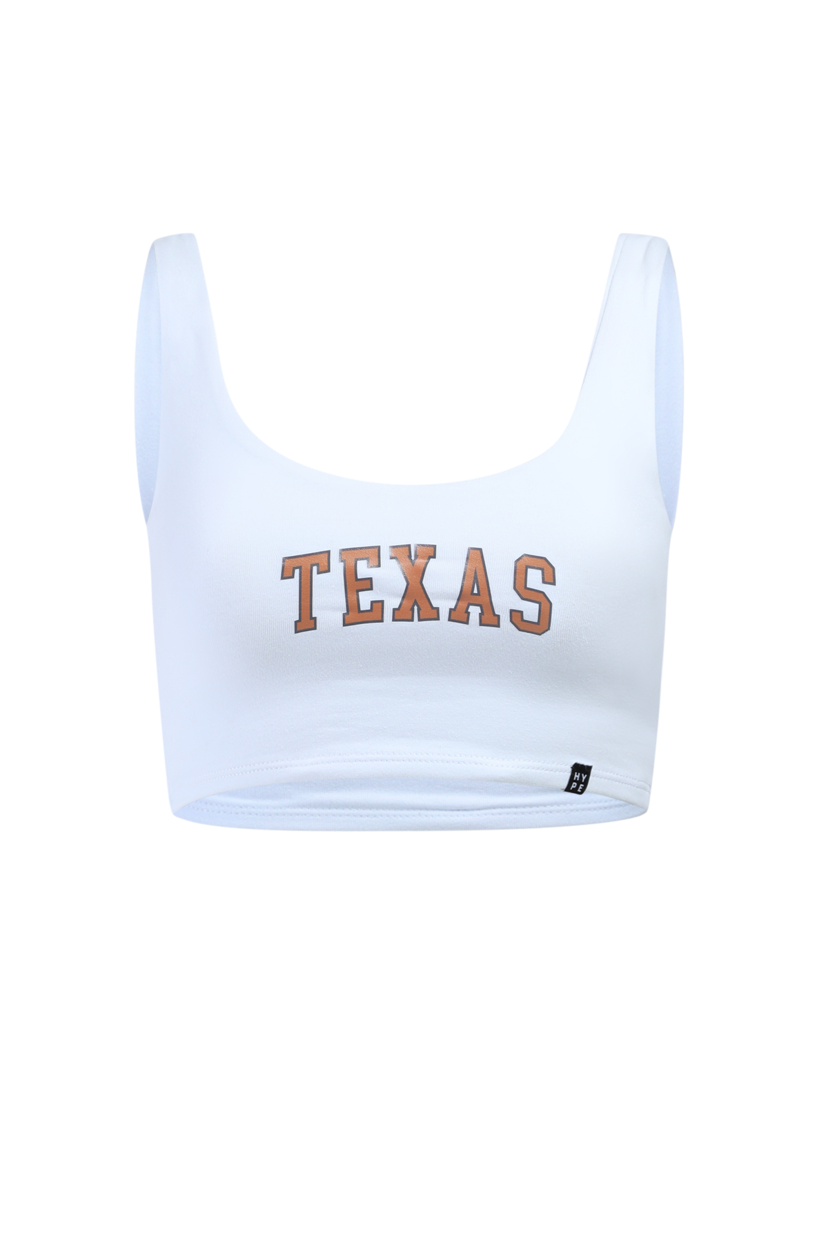 UT Austin | Scoop Neck Crop Top