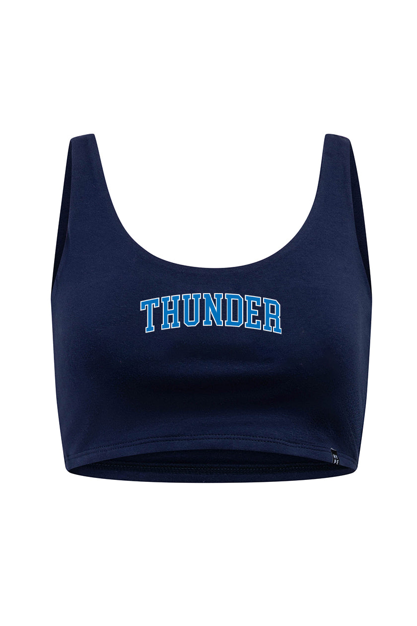 Oklahoma City Thunder Scoop Neck Crop Top