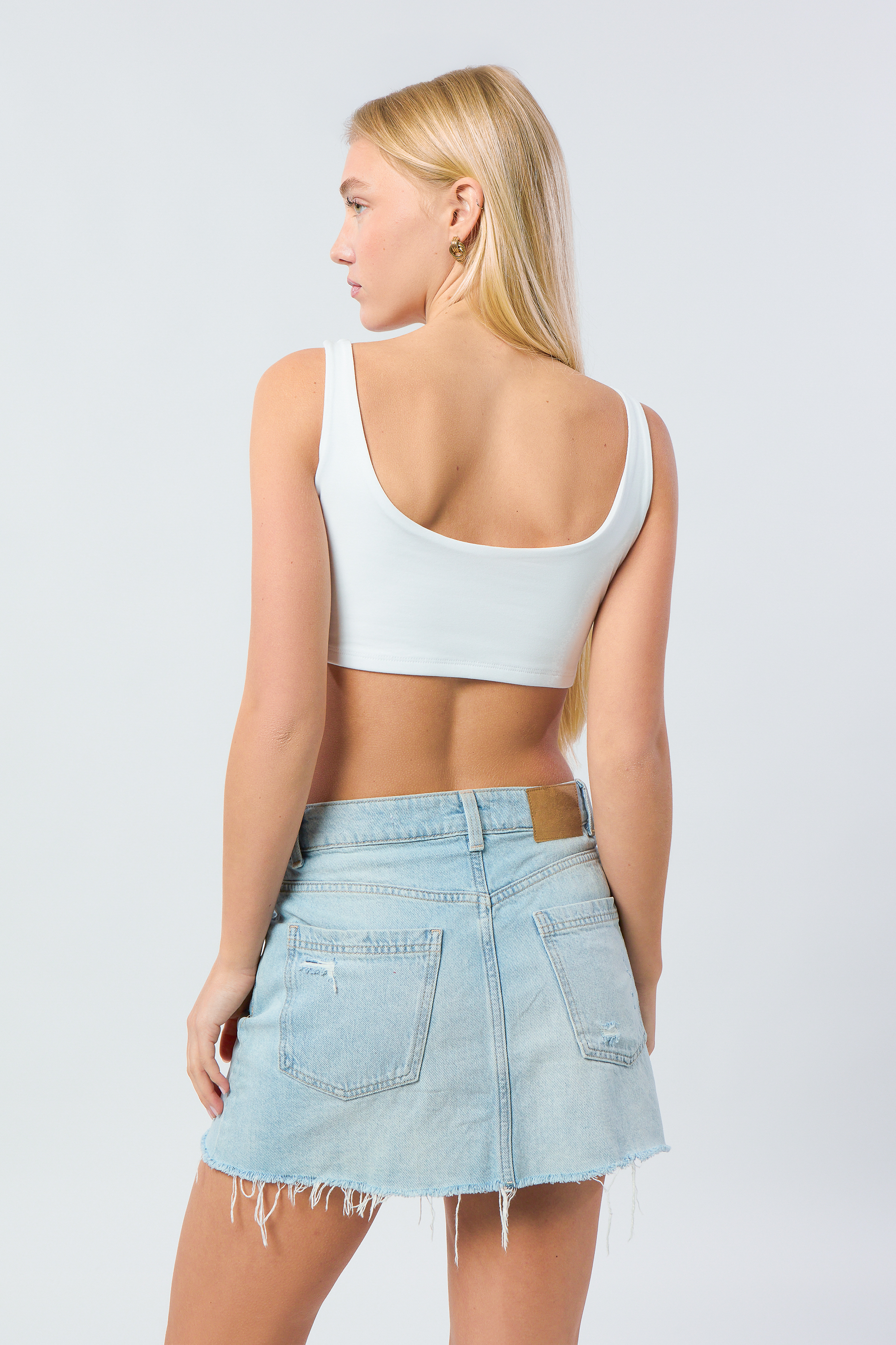 Oklahoma City Thunder Scoop Neck Crop Top