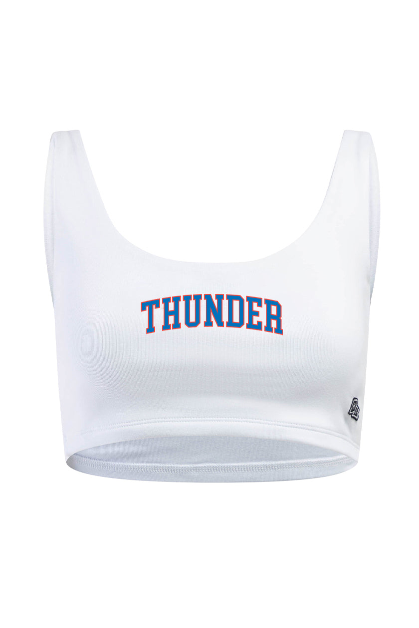 Oklahoma City Thunder Scoop Neck Crop Top