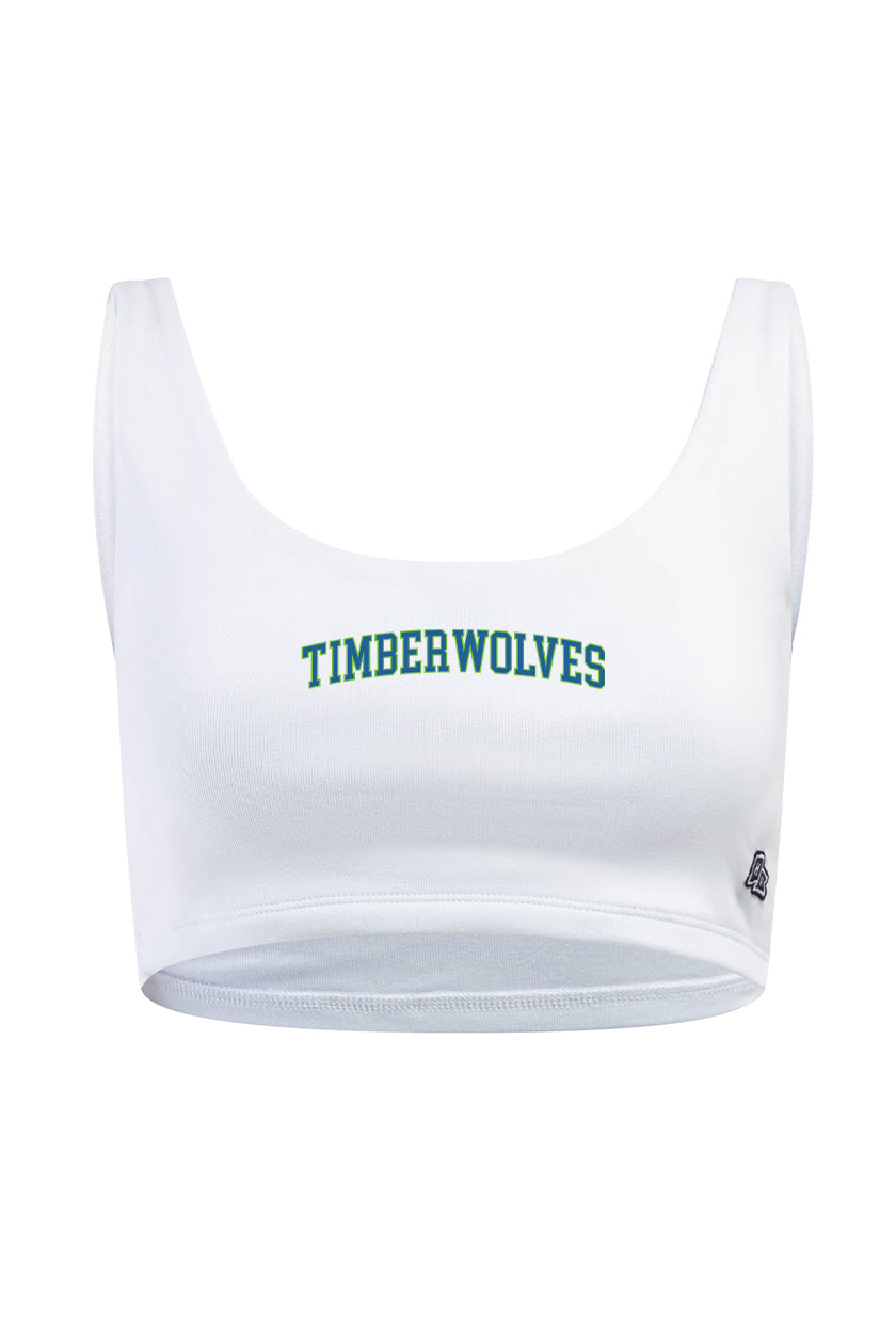 Minnesota Timberwolves Scoop Neck Crop Top