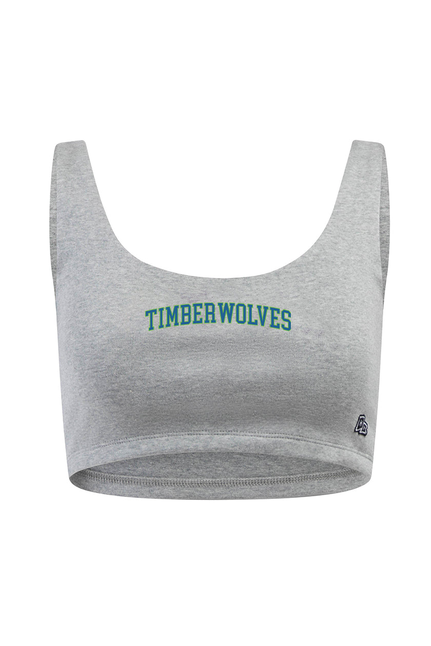 Minnesota Timberwolves Scoop Neck Crop Top