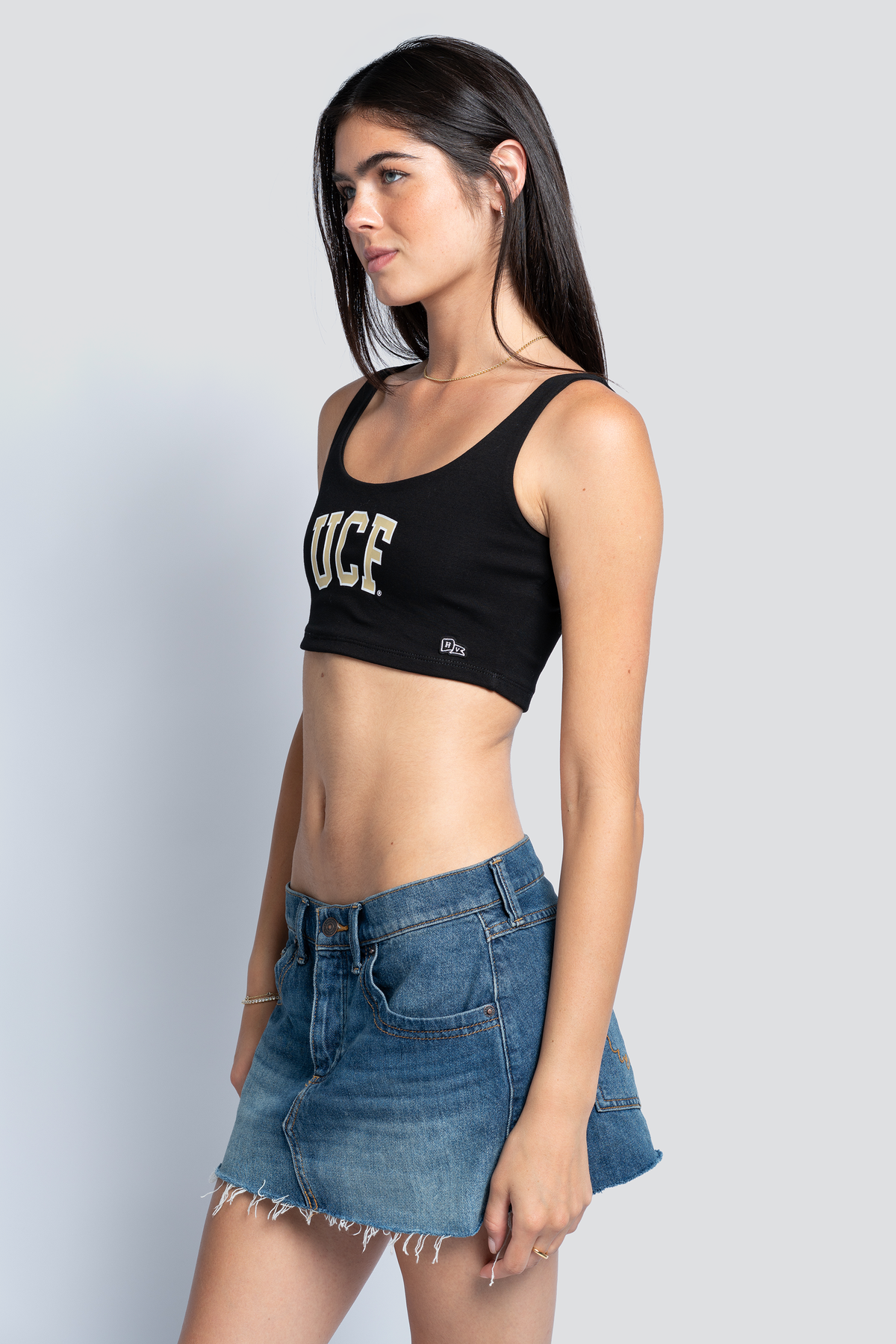 UCF Scoop Neck Crop Top