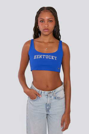 Kentucky Scoop Neck Crop Top