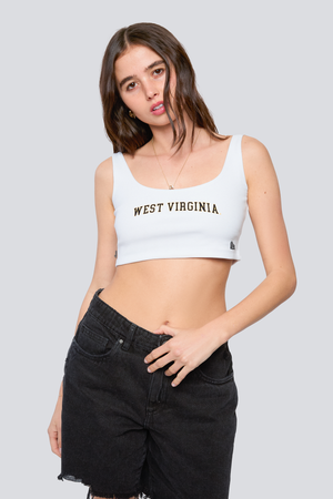 West Virginia | Scoop Neck Crop Top