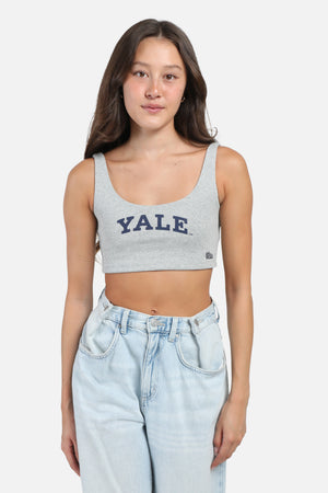 Yale University Scoop Neck Crop Top