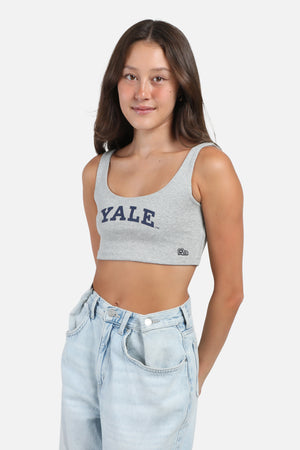 Yale University Scoop Neck Crop Top